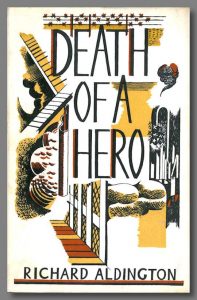 The cover of the first edition of Death of a Hero in 1929