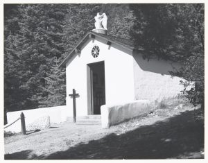 The chapel built by Frieda to house Lawrence's ashes